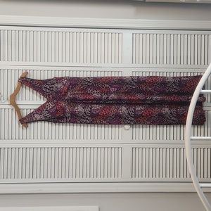 Half Moon Pink and Purple Summer Dress